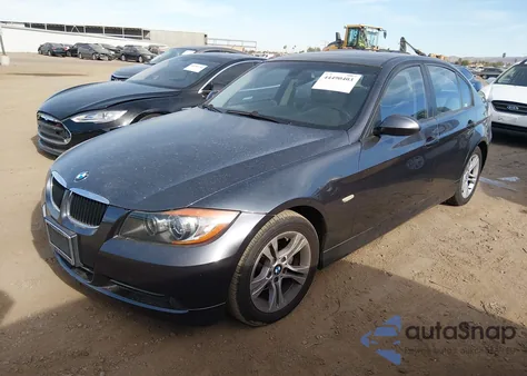 2008 BMW 328I z USA, uszkodzony, nr VIN WBAVA375X8NL50690